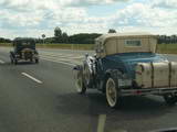  Early Fords on their way North
