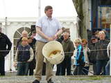  Fish bucket throwing competition at Honningsvag. 